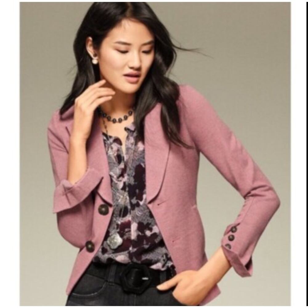 Cabi Women's Applaud Blazer Jacket Mauve 8